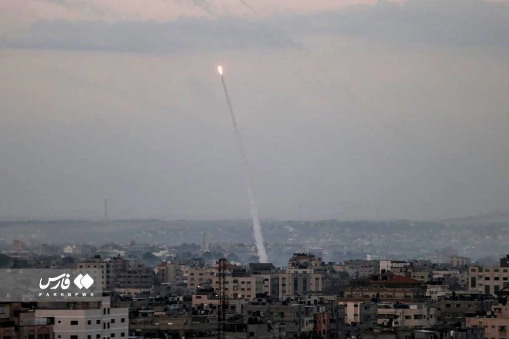 Palestijnse raket, oktober 2023
