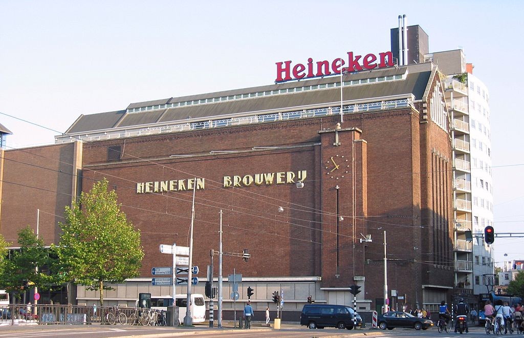 Voormalige Heineken-brouwerij aan de Stadhouderskade in Amsterdam - cc