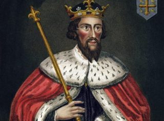 Negentiende-eeuwse afbeelding van Alfred de Grote