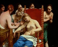 Dood van Cleopatra (Guido Cagnacci)