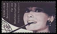 Hepburn-postzegel geveild voor 67.000 euro