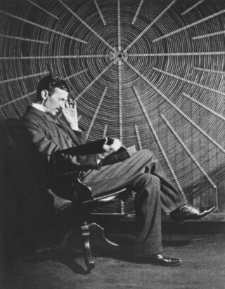 Nikola Tesla beroemde foto