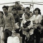 Vietnamese vluchtelingen na de val van Saigon.