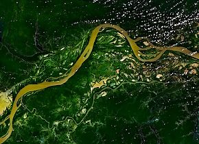 Amazonerivier (Foto: NASA)