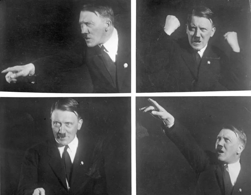 Fotos die Heinrich Hoffmann in 1930 maakte van Adolf Hitler - cc