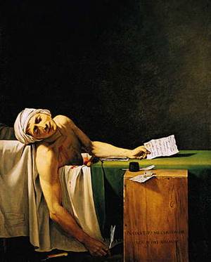 De dood van Marat (Schilderij van Jacques-Louis David)