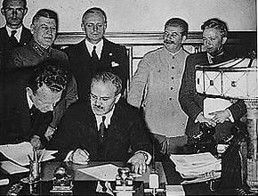 Ondertekening van het Molotov-von Ribbentrop-pact