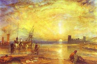 1838 Aquarel van Flint Castle door J.M.W. Turner