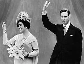 George VI en Elizabeth