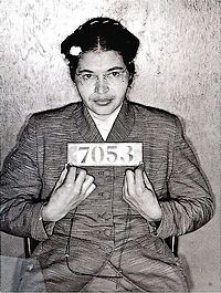 Mugshot van Rosa Parks