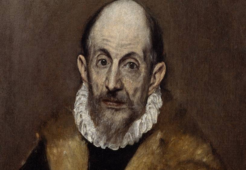 El Greco - Vermoedelijk zelfportret (ca. 1600)
