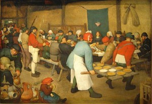 De Boerenbruiloft – Pieter Bruegel de Oude, 1567/1568