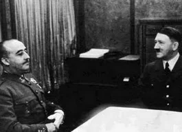 Franco en Hitler