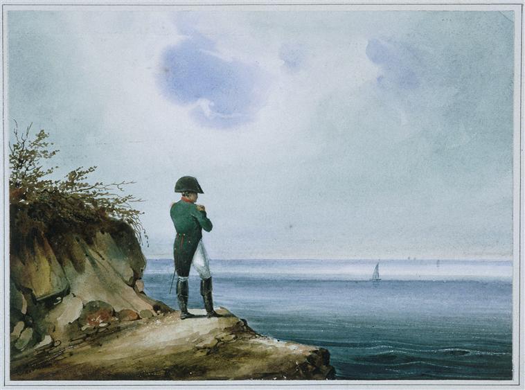 Napoleon op Sint-Helena, Franz Josef Sandmann (Publiek Domein - wiki)