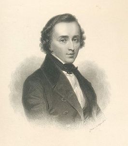 Chopin op ongeveer 23-jarige leeftijd