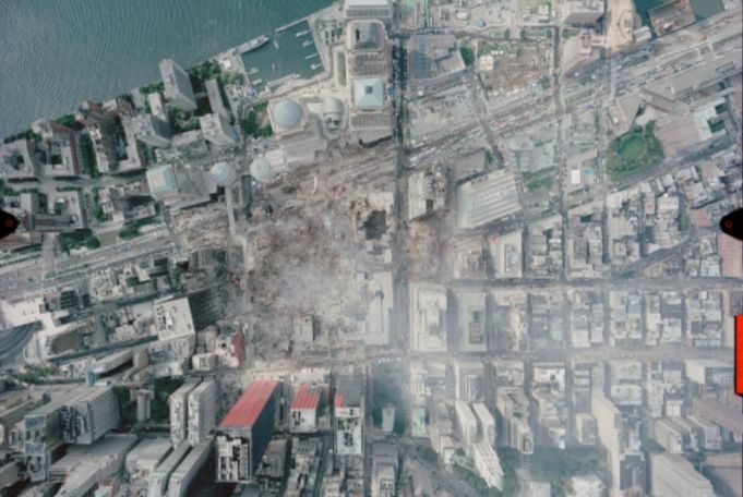 Ground Zero in september 2001 (NOAA - wiki)