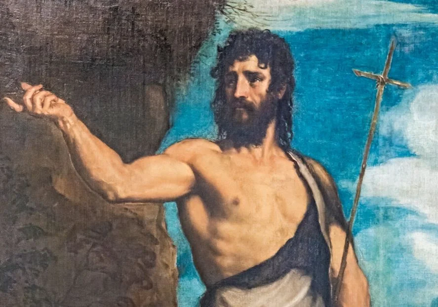 Sint Johannes de Doper, schilderij van Titiaan