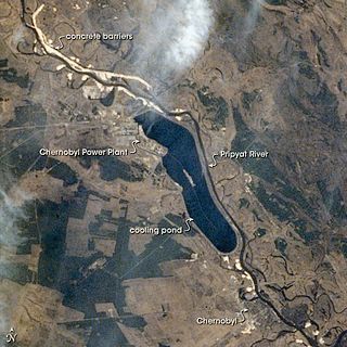 NASA-foto van het rampgebied