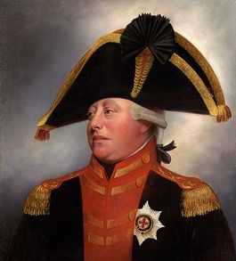 George III, de toenmalige koning van Groot-Brittannië