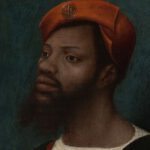 Portret van een Afrikaanse man – Jan Janz Mostaert, detail
