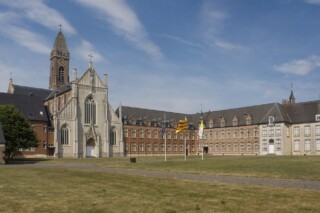 Abdij Tongerlo, overzicht van de binnenkoer