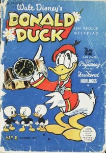 Eerste editie van de Nederlandse Donald Duck (KB)