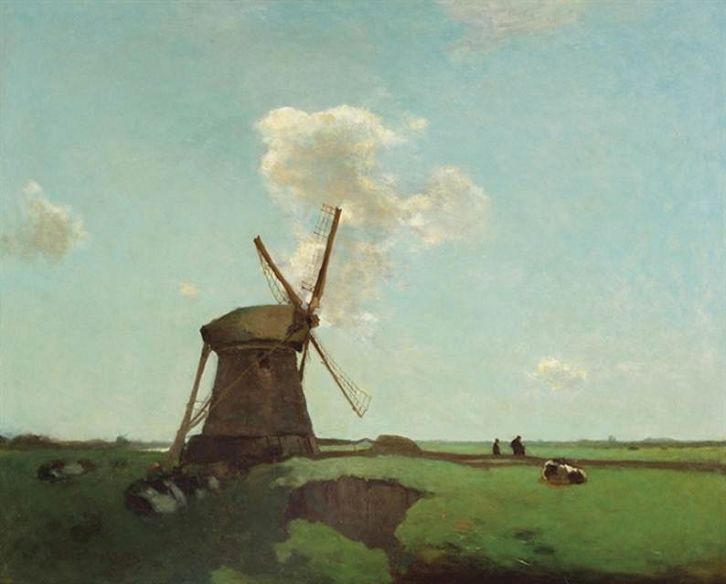 Mei 2011 kocht museumgoudA dit schilderij van Jan Hendrik Weissenbruch voor 109.000 euro