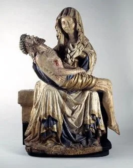 De vijftiende-eeuwse Pietà van lindehout – Afb: Catharijneconvent