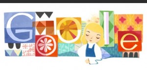 Google Doodle voor Mary Blair
