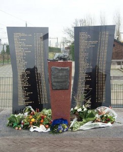 Monument ter nagedachtenis aan de treinramp bij Harmelen 