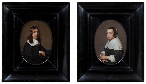 De twee pendant portretten van Jan de Bray – Fondation Custodia, Collection Frits Lugt, Paris