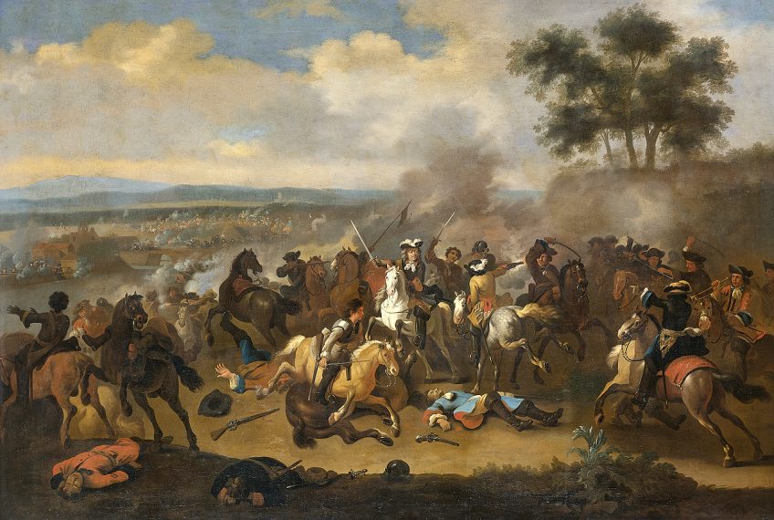 De slag aan de Boyne, 1690 (Jan van Huchtenburg, Rijksmuseum)