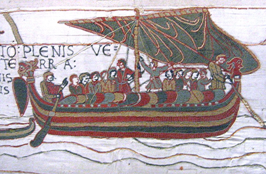 Vikingschip op het Tapijt van Bayeux