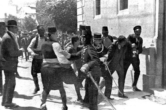 Arrestatie van Gavrilo Princip