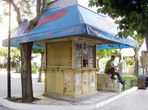 Griekse straatkiosk