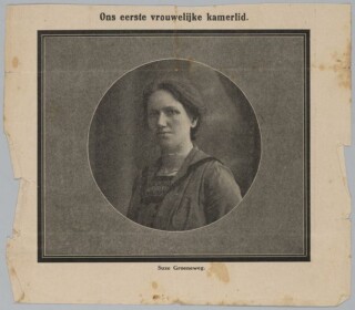 Suze Groeneweg, het eerste vrouwelijke Tweede Kamerlid