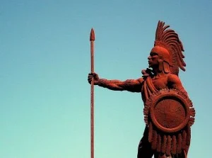 Monument voor Cuauhtemoc in Mexico