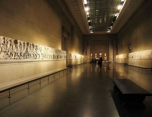 Elgin Marbles in het British Museum