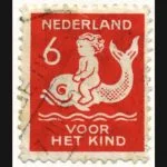 Kinderpostzegel 1929 voor het kind 6 cent (Publiek Domein - wiki)