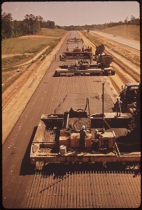Aanleg van Interstate 55 in Mississippi (1972)