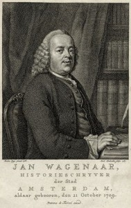 Jan Wagenaar werd later de officiële historieschrijver van Amsterdam