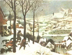 Jagers in de sneeuw - Pieter Bruegel de Oude, 1565