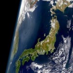 Satellietfoto van Japan (NASA)