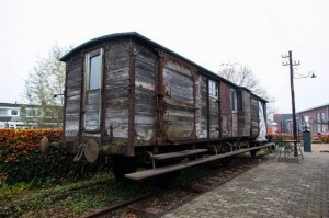 Oude bagagewagon in het Spoorwegmusem – Foto: Spoorwegmusem