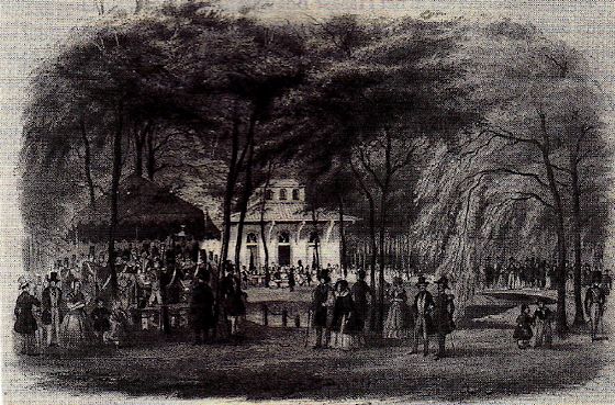 De buitensociëteit van ‘De Witte’ in het Haagse Bos (1844) – Haags Gemeentearchief