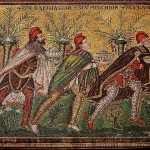 De drie wijzen uit het oosten (Sant’ Apollinare Nuovo, Ravenna)