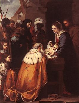 De Drie Wijzen in Bethlehem – Schilderij van Bartolomé Esteban Murillo, 17e eeuw