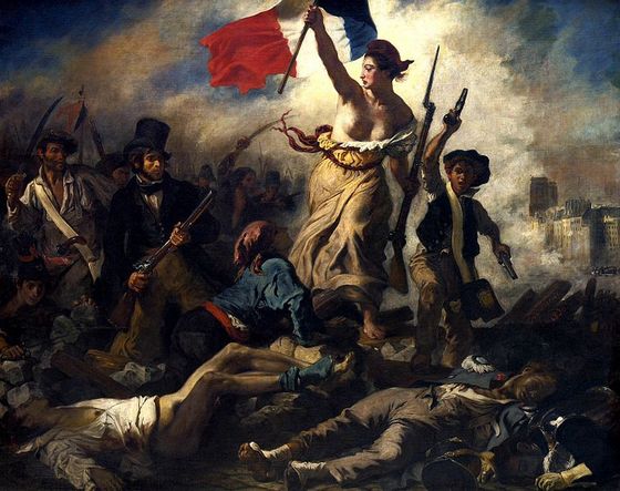 La Liberté guidant le peuple – Eugène Delacroix, 1830 (Louvre)