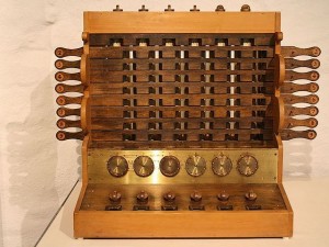 Reconstructie van de rekenmachine van Wilhelm Schickard (cc - Herbert Klaeren)