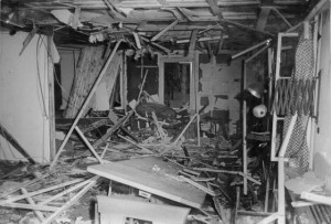 De Wolfsschanze na de aanslag van 20 juli 1944